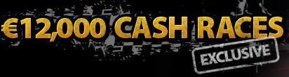 €12,00 Cash Races at PokerHeaven
