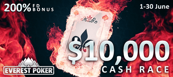 Everest Poker $10,000 Cash Race