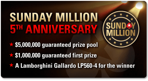 5th Anniversary Sunday Million